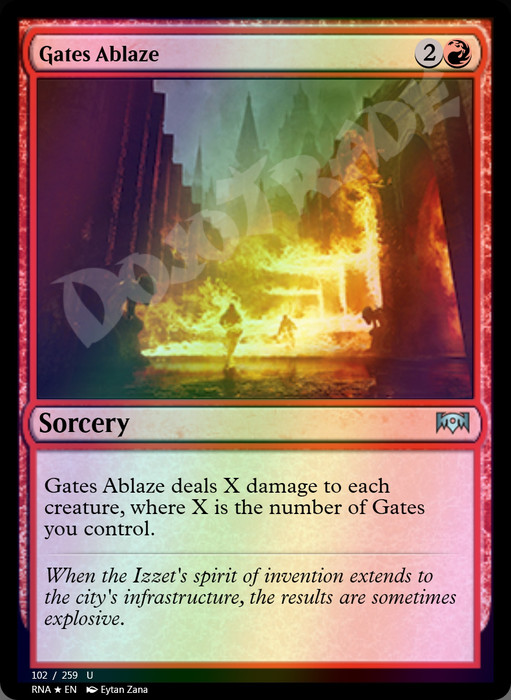 Gates Ablaze FOIL