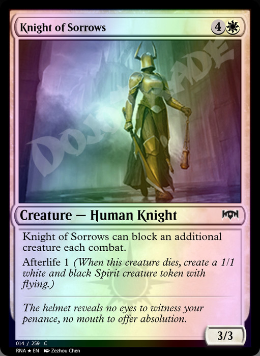 Knight of Sorrows FOIL