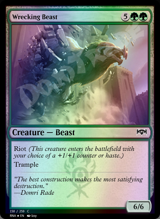 Wrecking Beast FOIL