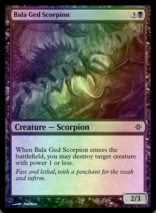 Bala Ged Scorpion FOIL