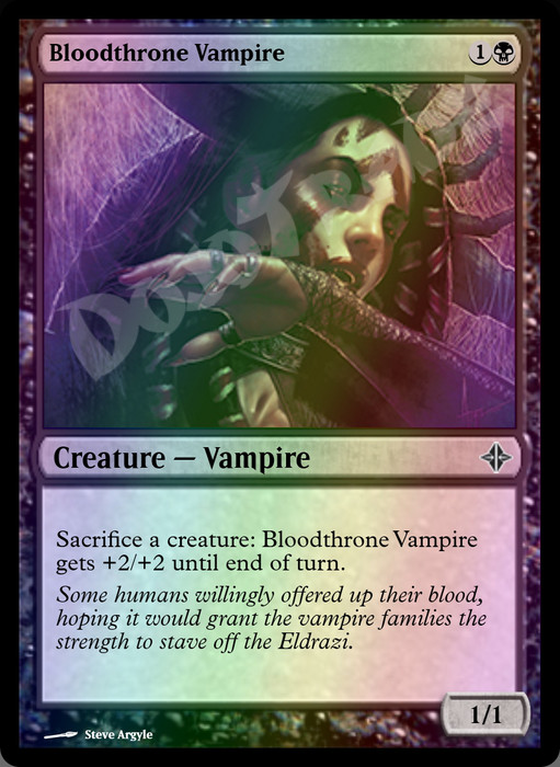 Bloodthrone Vampire FOIL