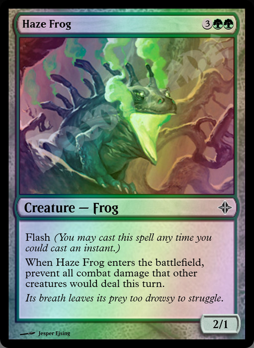 Haze Frog FOIL