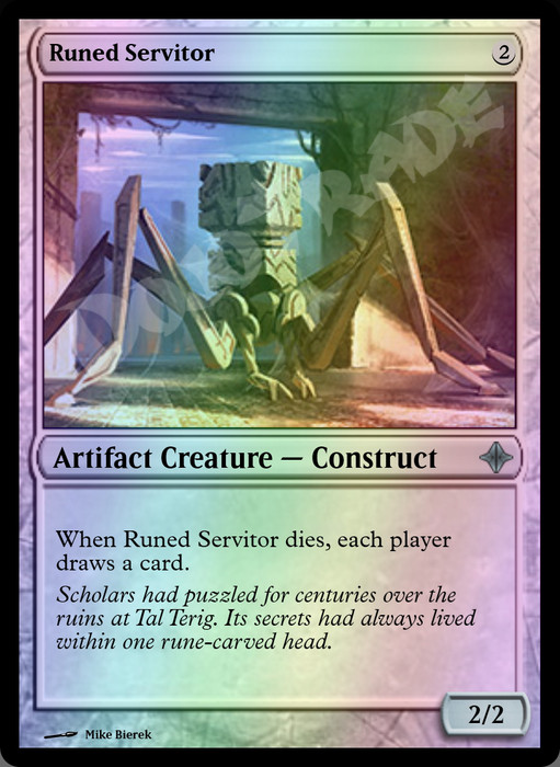 Runed Servitor FOIL