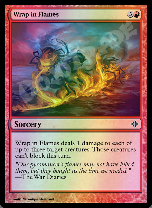 Wrap in Flames FOIL