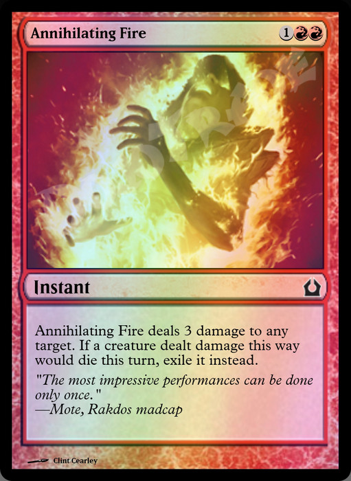 Annihilating Fire FOIL