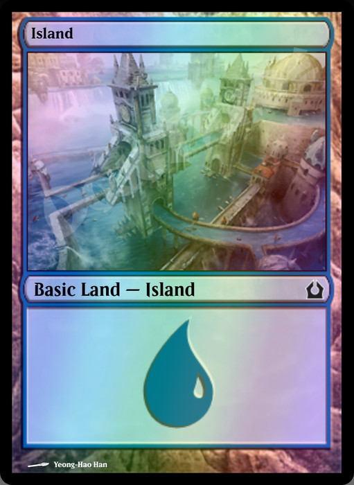 Island (#256) FOIL