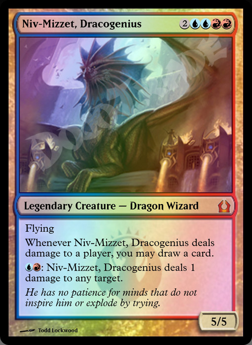 Niv-Mizzet, Dracogenius FOIL