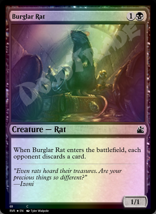 Burglar Rat FOIL