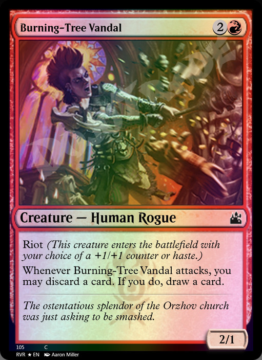 Burning-Tree Vandal FOIL