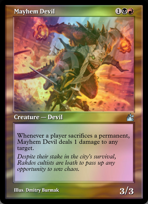 Mayhem Devil (Showcase) FOIL