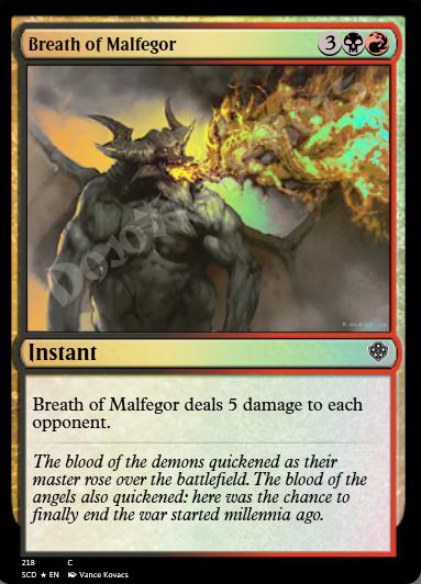 Breath of Malfegor FOIL