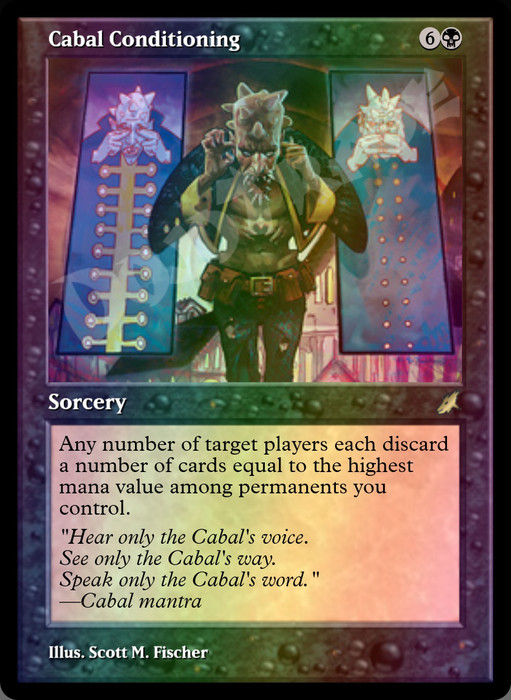 Cabal Conditioning FOIL
