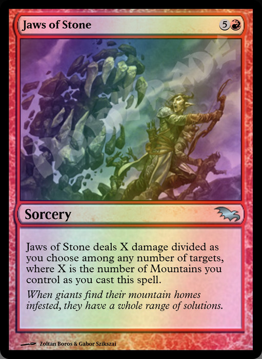 Jaws of Stone FOIL