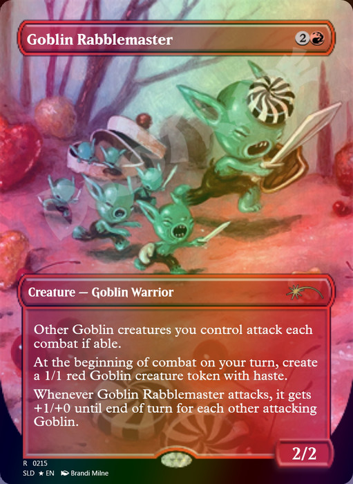 Goblin Rabblemaster FOIL