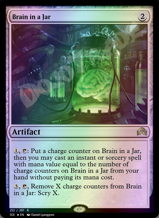 Brain in a Jar FOIL