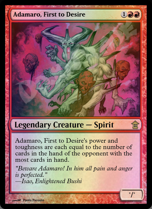 Adamaro, First to Desire FOIL