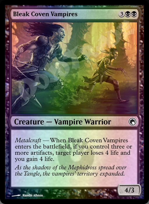 Bleak Coven Vampires FOIL