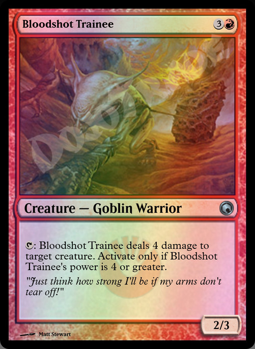 Bloodshot Trainee FOIL