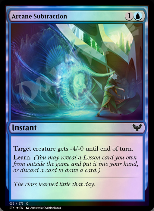 Arcane Subtraction FOIL