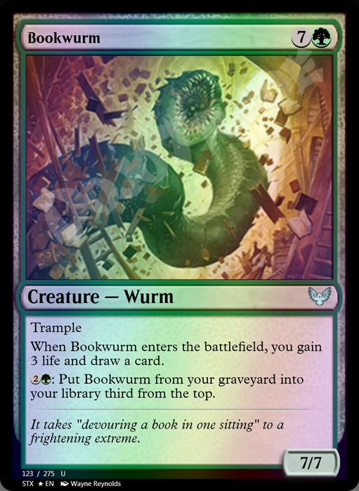 Bookwurm FOIL