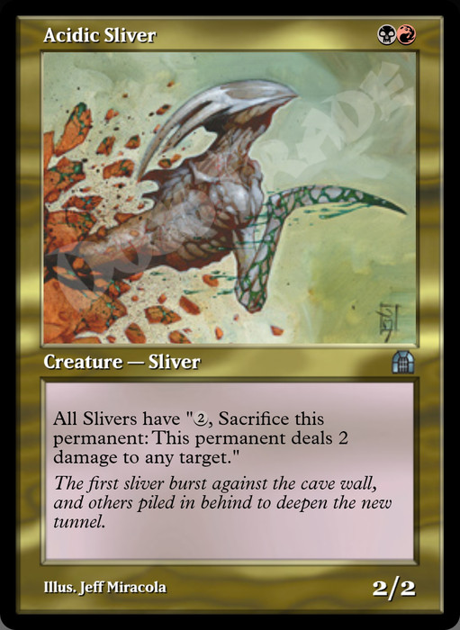 Acidic Sliver