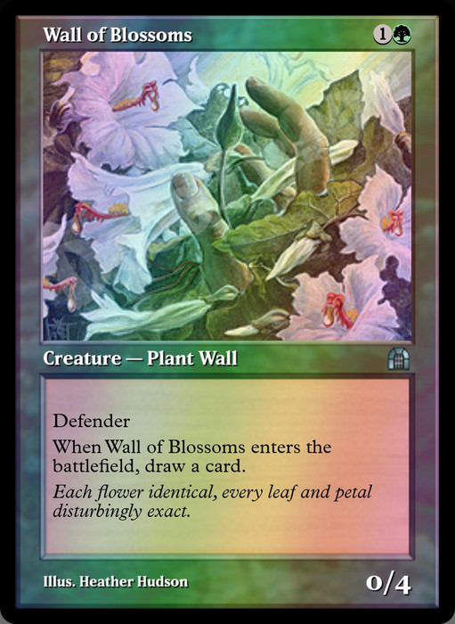 Wall of Blossoms FOIL