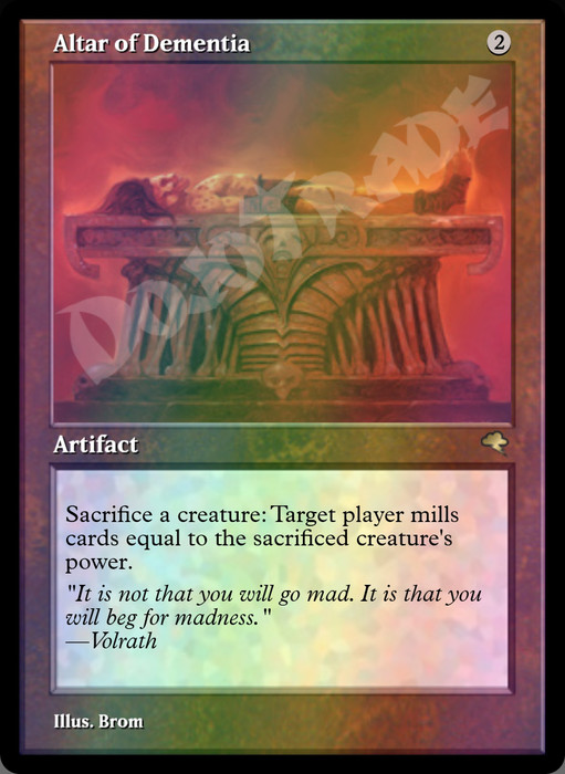 Altar of Dementia FOIL