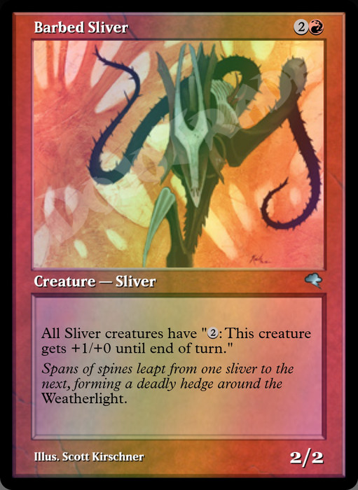 Barbed Sliver FOIL