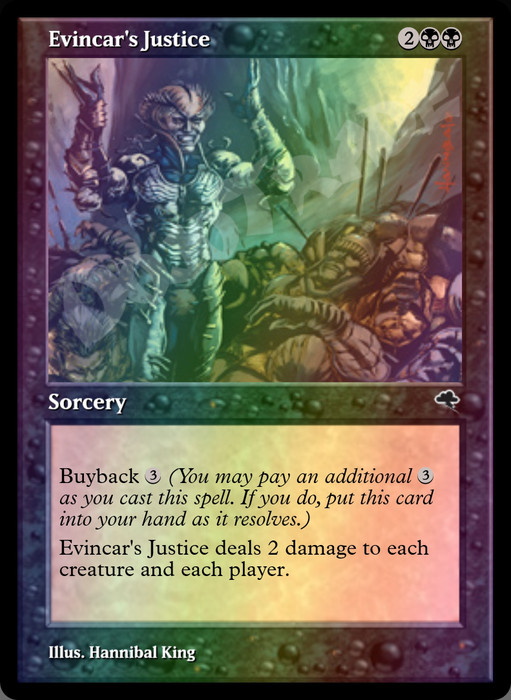 Evincar's Justice FOIL