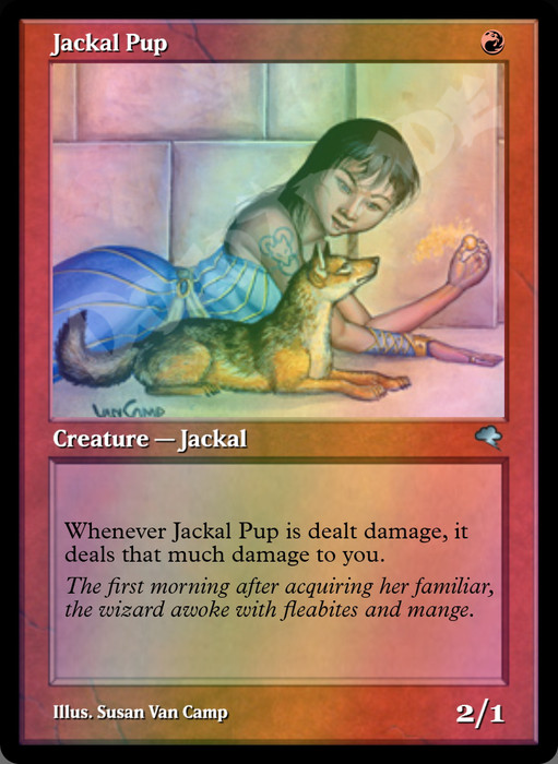 Jackal Pup FOIL