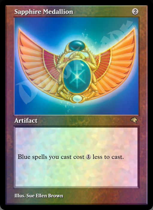 Sapphire Medallion FOIL