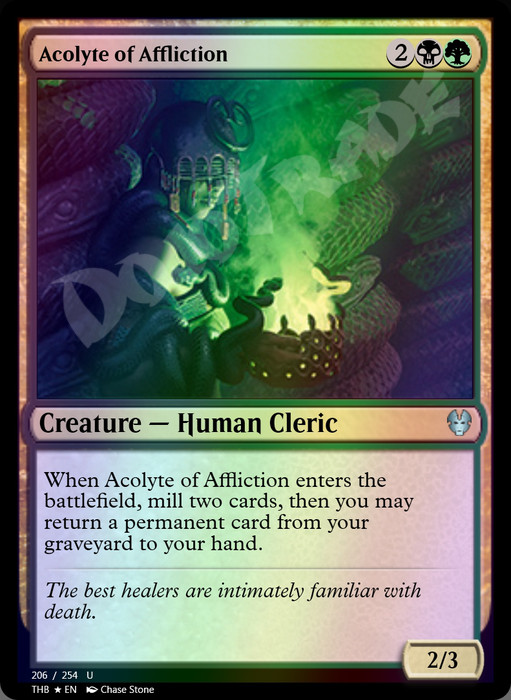 Acolyte of Affliction FOIL