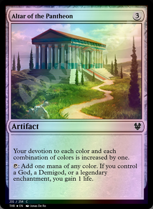 Altar of the Pantheon FOIL