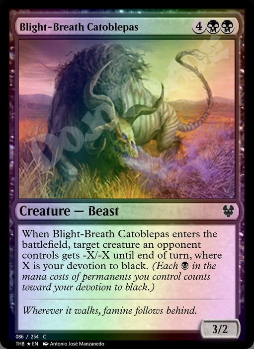 Blight-Breath Catoblepas FOIL