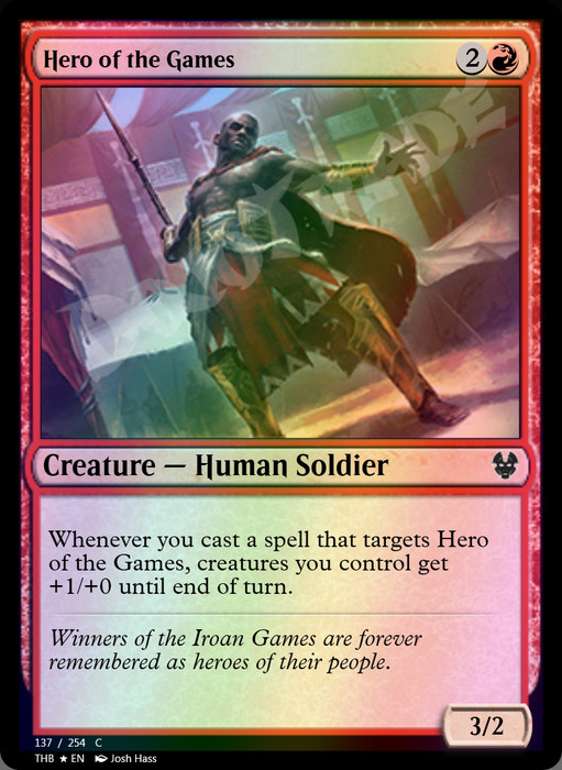 Hero of the Games FOIL