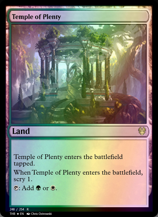 Temple of Plenty FOIL