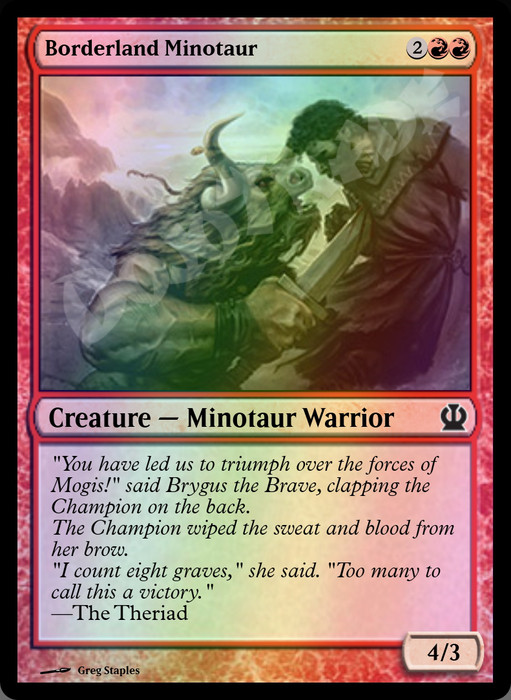 Borderland Minotaur FOIL