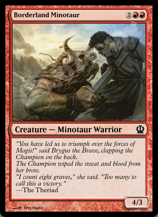 Borderland Minotaur