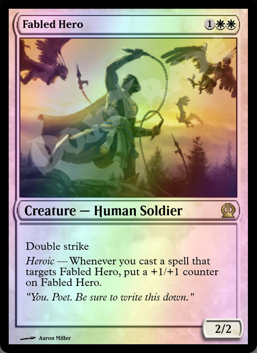 Fabled Hero FOIL