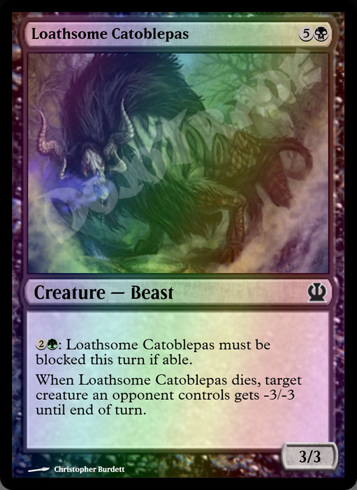 Loathsome Catoblepas FOIL