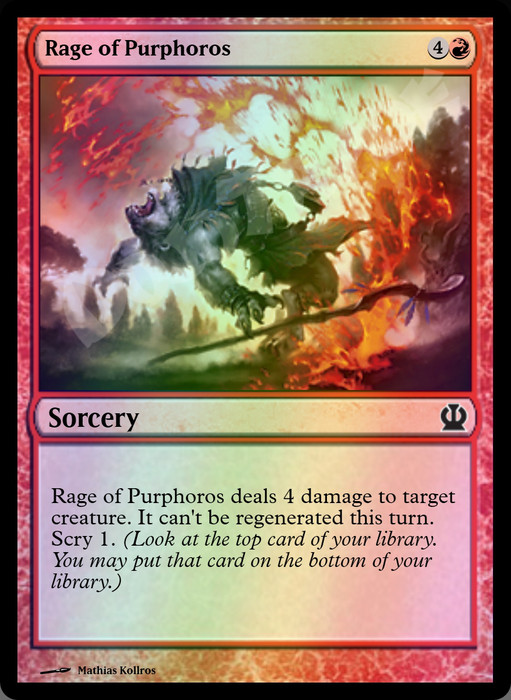 Rage of Purphoros FOIL