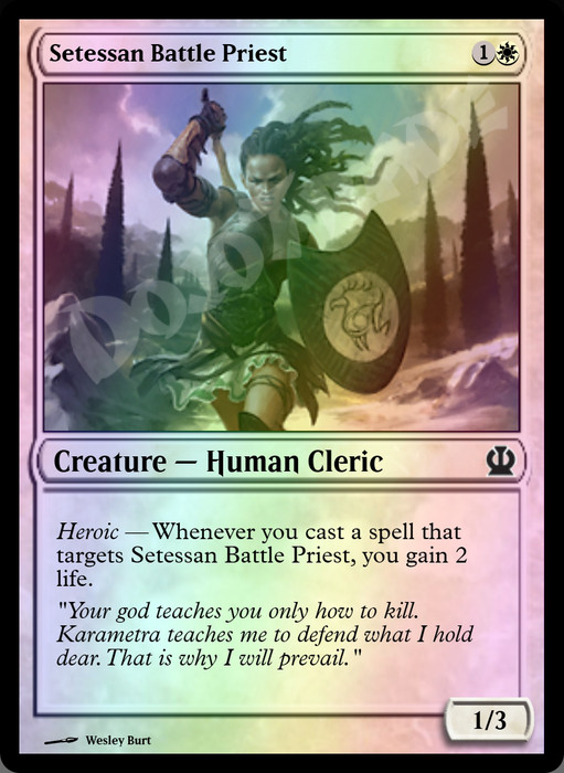 Setessan Battle Priest FOIL