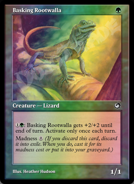 Basking Rootwalla FOIL