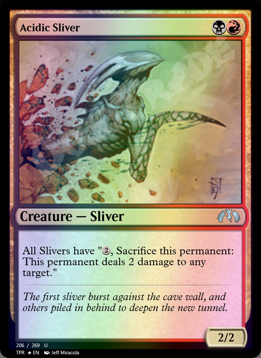 Acidic Sliver FOIL