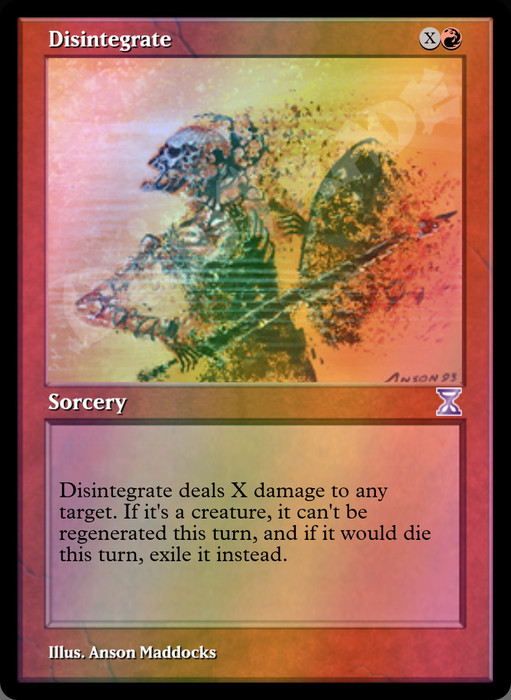 Disintegrate FOIL