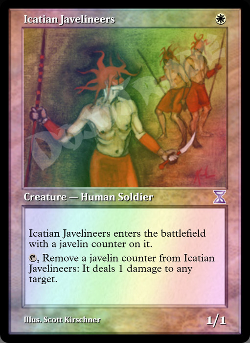 Icatian Javelineers FOIL