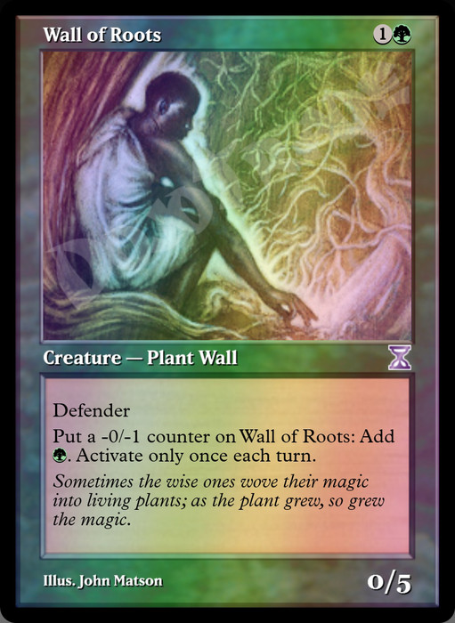 Wall of Roots FOIL