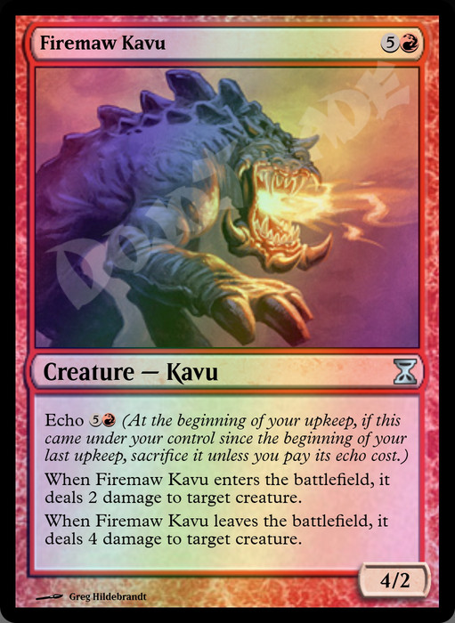 Firemaw Kavu FOIL