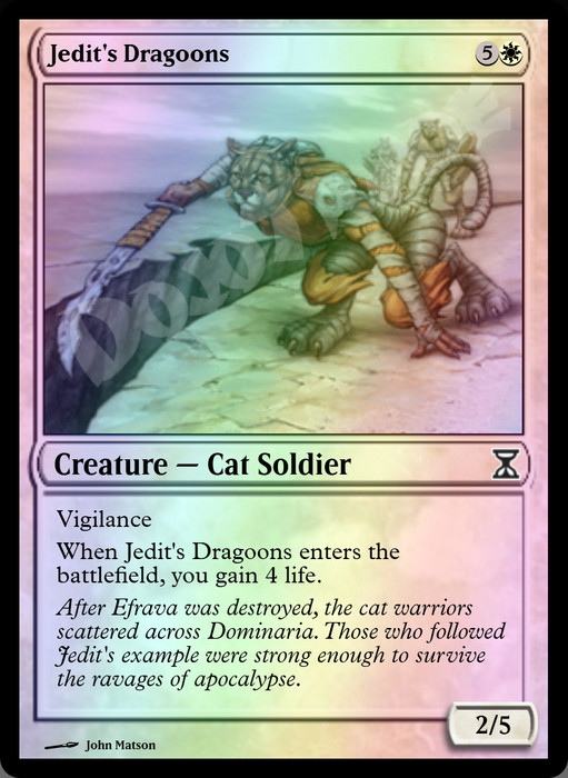 Jedit's Dragoons FOIL