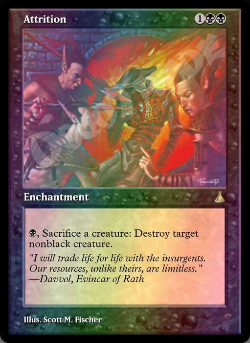 Attrition FOIL